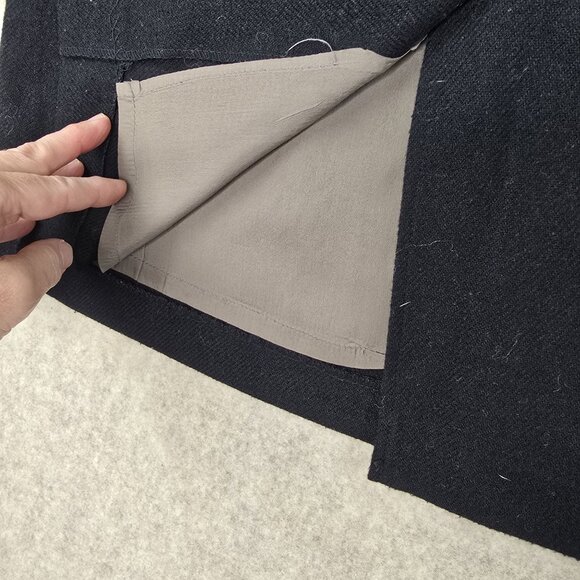 Pendleton Womens Wool Black Midi Skirt Size 8 Fully Lined Flared Hem Pre-Owned - Picture 3 of 8